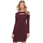 Women's Rock & Republic&reg; Embellished Sheath Dress, Size: Large, Red