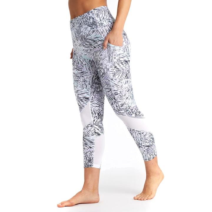 Women's Marika Kendall Midrise Capri Leggings, Size: Medium, White