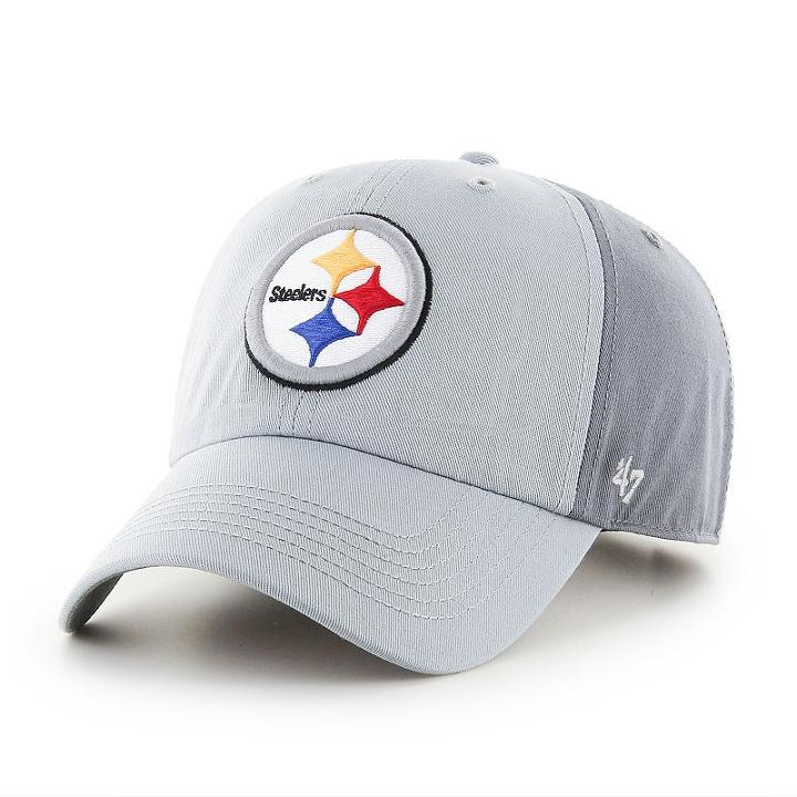 Adult '47 Brand Pittsburgh Steelers Storm Northside Clean Up Adjustable Cap, Ovrfl Oth