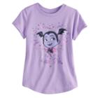 Disney's Vampirina Girls 4-10 Curved Hem Tee By Jumping Beans&reg;, Size: 10, Lt Purple