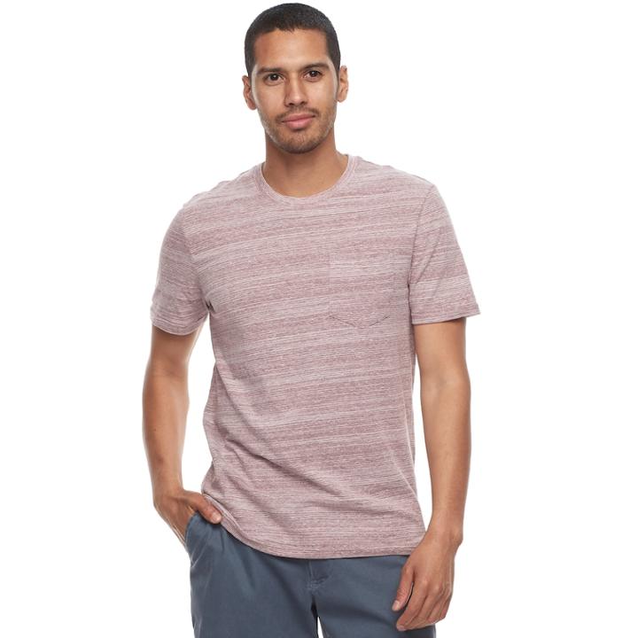 Men's Sonoma Goods For Life&trade; Supersoft Pocket Tee, Size: Xxl, Red