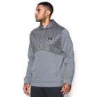 Men's Under Armour Armour Fleece Digi Textured Hoodie, Size: Xxl, Med Grey