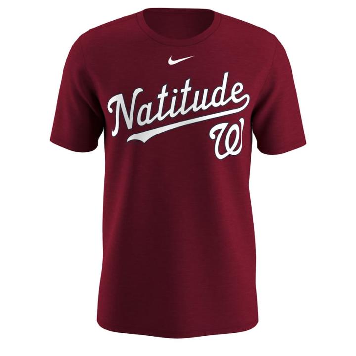 Men's Nike Washington Nationals Local Hunt Tee, Size: Medium, Red