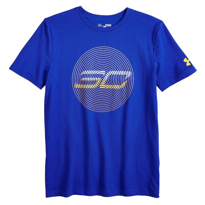 Boys 8-20 Under Armour Sc30 Curry Tee, Size: Small, Blue