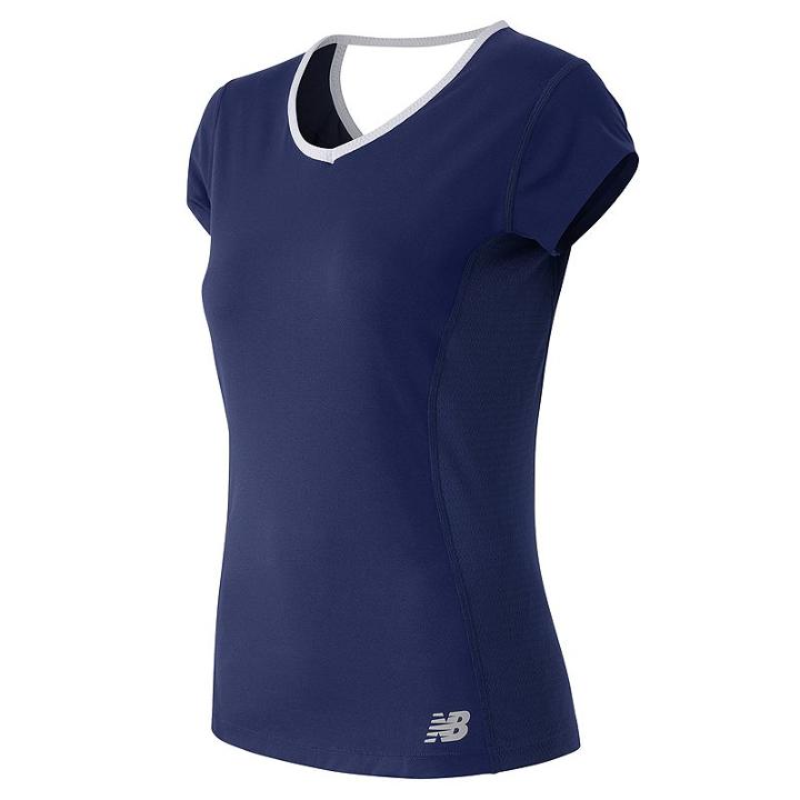 Women's New Balance Tournament Tennis Tee, Size: Xl, Blue Other