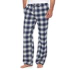 Men's Croft & Barrow&reg; Flannel Lounge Pants, Size: Medium, Dark Blue