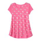 Girls 7-16 & Plus Size So&reg; Legging Swing Tee, Size: 12 1/2, Brt Pink