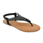 Olivia Miller Nella Women's Sandals, Girl's, Size: 10, Black