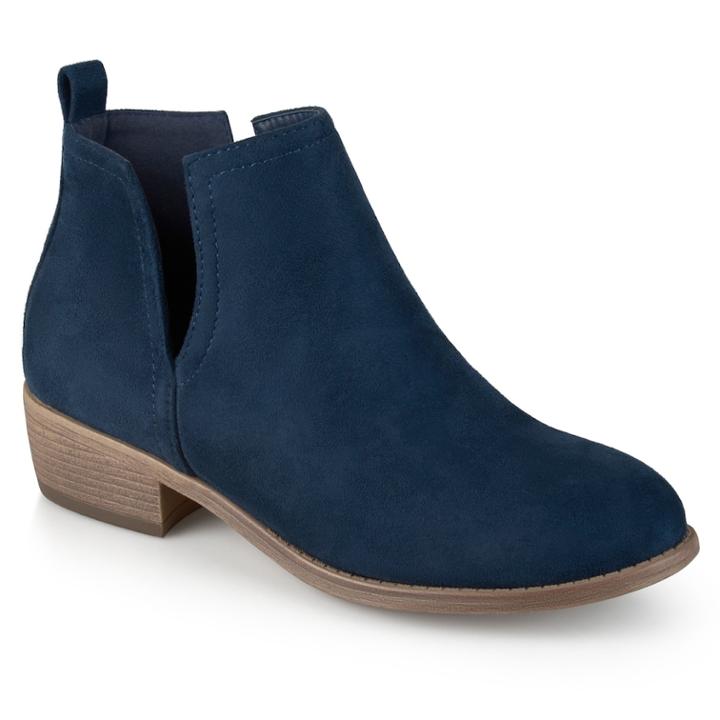 Journee Collection Rimi Women's Ankle Boots, Size: 8.5 Wide, Blue (navy)