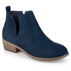 Journee Collection Rimi Women's Ankle Boots, Size: 8.5 Wide, Blue (navy)