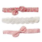 Girls 4-7 Carter's 3-pk. Eyelet & Print Headwraps, Multicolor
