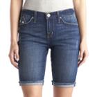 Rock & Republic, Women's &reg; Kristy Flag Bermuda Jean Shorts, Size: 4, Med Blue