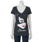 Juniors' Dc Comics Catwoman Graphic Tee, Girl's, Size: Small, Grey (charcoal)