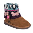 Muk Luks Patti Girl's Ankle Boots, Size: 1, Multicolor