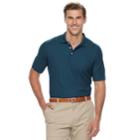 Big & Tall Croft & Barrow&reg; Classic-fit Easy-care Pique Performance Pocket Polo, Men's, Size: 4xlt, Dark Blue