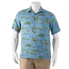 Big & Tall Batik Bay Classic-fit Tropical Button-down Shirt, Men's, Size: 2xb, Dark Green