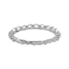 Sterling Silver Cubic Zirconia Eternity Ring, Women's, Size: 6, White