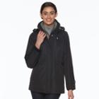 Women's D.e.t.a.i.l.s Hooded Anorak Jacket, Size: Medium, Black