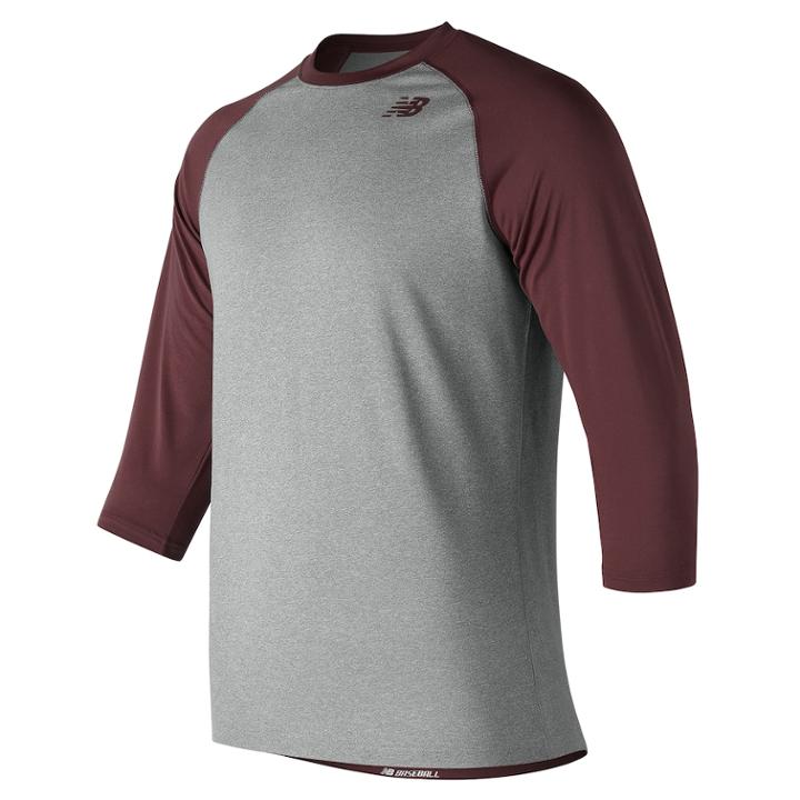 Men's New Balance Baseball Tee, Size: Small, Brt Pink