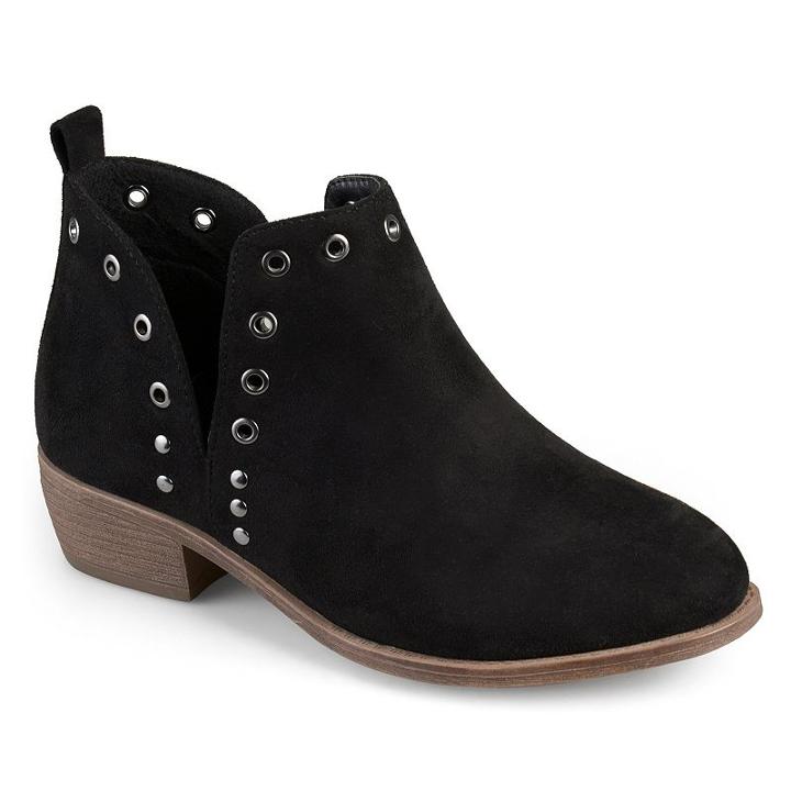 Journee Collection Firth Women's Ankle Boots, Size: 12, Black