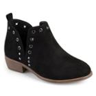 Journee Collection Firth Women's Ankle Boots, Size: 12, Black