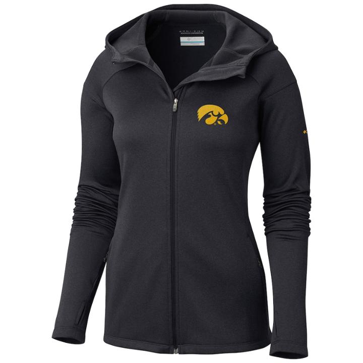 Women's Columbia Iowa Hawkeyes Collegiate Saturday Trail Jacket, Size: Xl, Silver