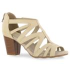 Easy Street Amaze Women's High Heel Sandals, Size: Medium (8), Lt Beige