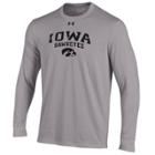 Men's Under Armour Iowa Hawkeyes Long-sleeve Tee, Size: Large, Gray