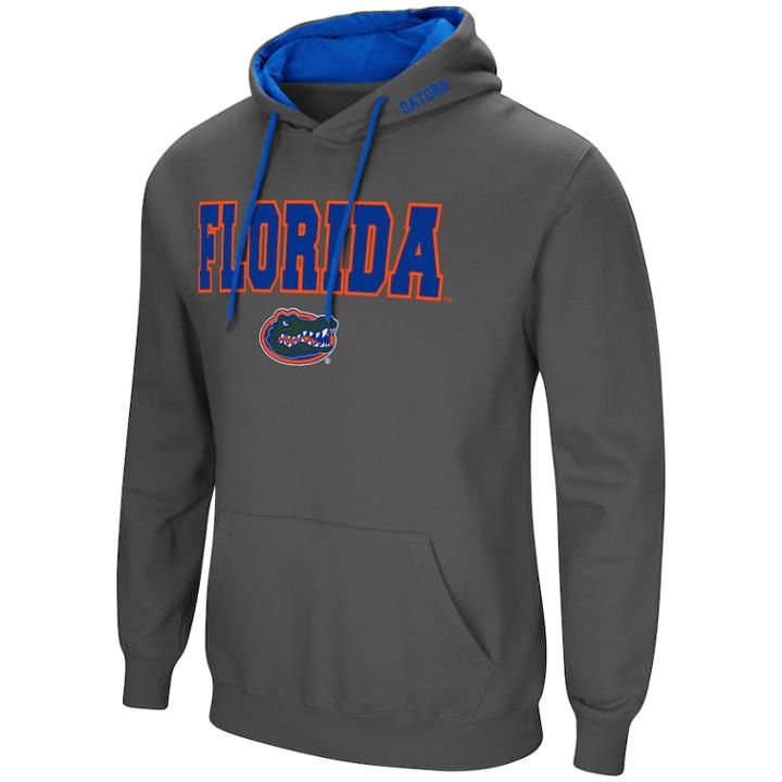 Men's Florida Gators Pullover Fleece Hoodie, Size: Xl, Dark Grey