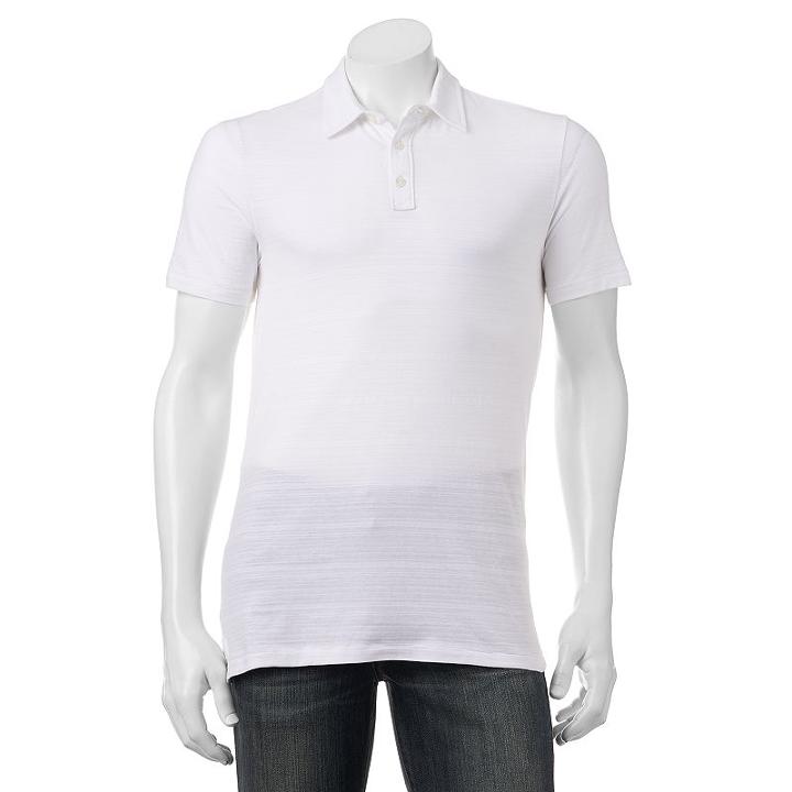 Big & Tall Marc Anthony Slim-fit Slubbed Polo, Men's, Size: 2xlt, White