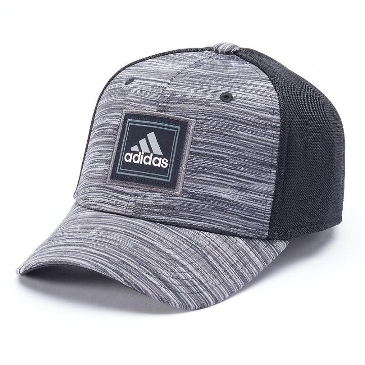 Men's Adidas Climalite Stretch-fit Veteran Structured Cap, Size: S/m, Black