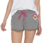 Juniors' So&reg; Beach Squad French Terry Shorts, Size: Large, Grey