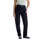 Women's Lee Side-elastic Stretch Jeans, Size: 14 T/l, Blue
