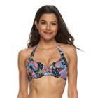 Women's Apt. 9&reg; Paisley Push-up Bikini Top, Size: Xl, Ovrfl Oth