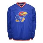 Men's Franchise Club Kansas Jayhawks Elite Windshell Jacket, Size: Medium, Blue