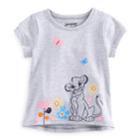 Disney's The Lion King Baby Girl Simba Short Sleeve Graphic Tee By Jumping Beans&reg;, Size: 6 Months, Light Grey