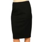 Women's Harve Benard Pencil Skirt, Size: 6, Black