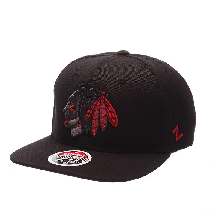 Adult Zephyr Chicago Blackhawks Twilight Snapback Cap, Multicolor