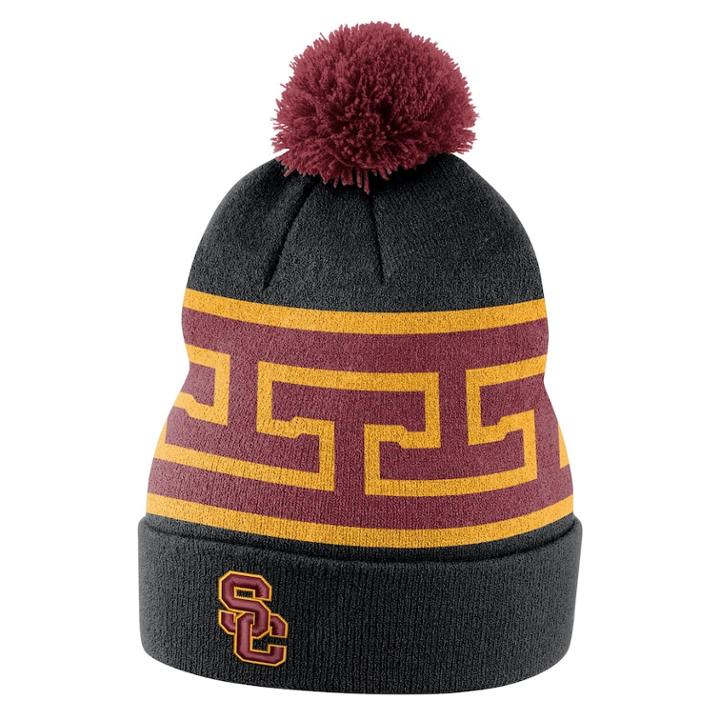 Adult Nike Usc Trojans Sideline Beanie, Men's, Black