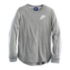 Girls 7-16 Nike Colorblock Stripe Top, Size: Small, Grey Other