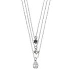 Lc Lauren Conrad Triple Pendant Necklace, Women's, Oxford