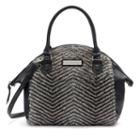 Adrienne Landau Chevron Nolita Convertible Satchel, Women's, Grey