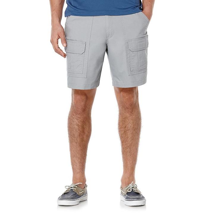 Big & Tall Savane Classic-fit Easy-care Canvas Hiking Shorts, Men's, Size: 46, Dark Grey