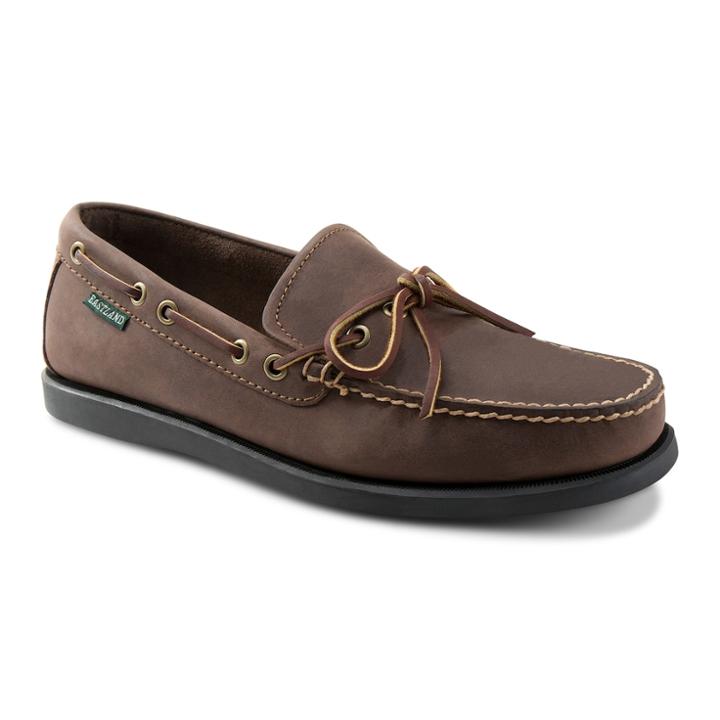 Eastland Yarmouth Camp Men's Moccasins, Size: 8.5 Wide, Dark Brown