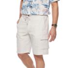 Men's Havanera Classic-fit Elastic-waist Linen-blend Cargo Shorts, Size: Xl, Natural