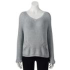 Women's Jennifer Lopez Lurex Sweater, Size: Xl, White Oth