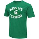 Men's Colosseum Michigan State Spartans St. Patrick's Day Tee, Size: Xxl, Green
