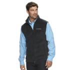Big & Tall Columbia Flattop Ridge Colorblock Fleece Vest, Men's, Size: L Tall, Grey (charcoal)