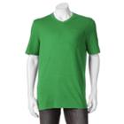 Men's Croft & Barrow&reg; Signature Pocket V-neck Tee, Size: Xxl, Dark Green