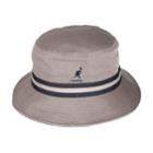 Men's Kangol Lahinch Striped Bucket Hat, Size: Xl, Grey